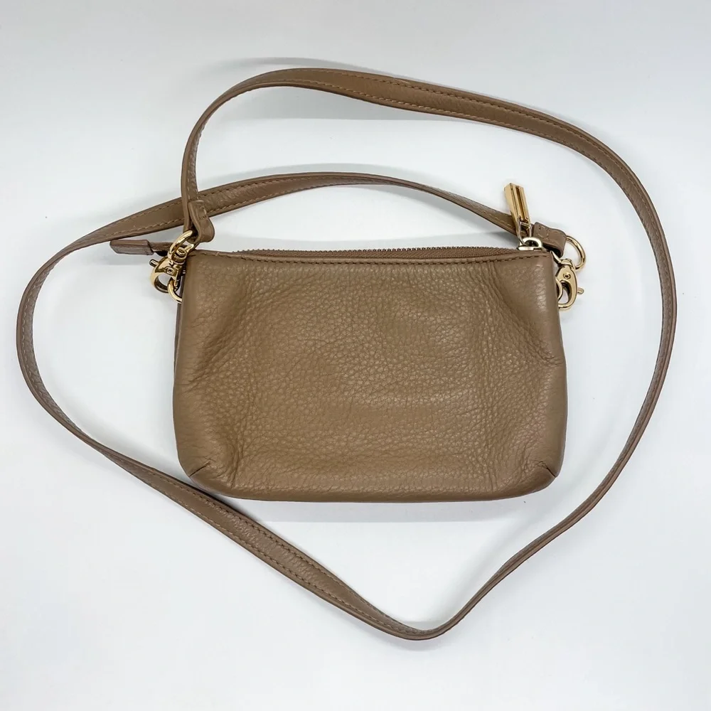 TORY BURCH Kipp Small Perforated Logo Leather Crossbody Bag